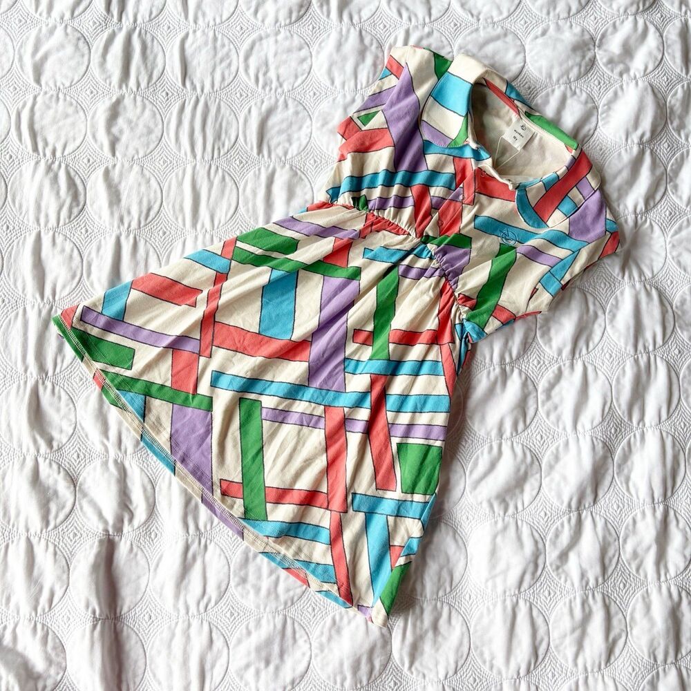 NWT Wynken Tide White Sleeveless Cloud Dress 10y